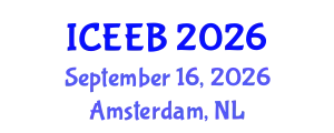 International Conference on Ecology and Environmental Biology (ICEEB) September 16, 2026 - Amsterdam, Netherlands