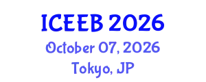 International Conference on Ecology and Environmental Biology (ICEEB) October 07, 2026 - Tokyo, Japan