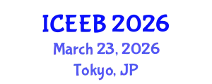 International Conference on Ecology and Environmental Biology (ICEEB) March 23, 2026 - Tokyo, Japan