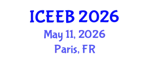 International Conference on Ecology and Environmental Biology (ICEEB) May 11, 2026 - Paris, France