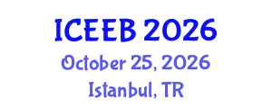 International Conference on Ecology and Environmental Biology (ICEEB) October 25, 2026 - Istanbul, Turkey