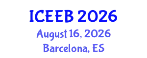 International Conference on Ecology and Environmental Biology (ICEEB) August 16, 2026 - Barcelona, Spain