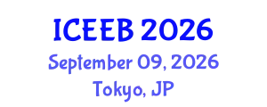International Conference on Ecology and Environmental Biology (ICEEB) September 09, 2026 - Tokyo, Japan