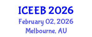 International Conference on Ecology and Environmental Biology (ICEEB) February 02, 2026 - Melbourne, Australia