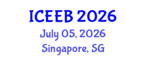 International Conference on Ecology and Environmental Biology (ICEEB) July 05, 2026 - Singapore, Singapore
