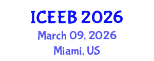 International Conference on Ecology and Environmental Biology (ICEEB) March 09, 2026 - Miami, United States