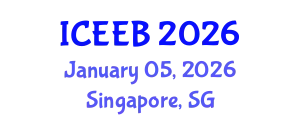 International Conference on Ecology and Environmental Biology (ICEEB) January 05, 2026 - Singapore, Singapore