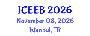 International Conference on Ecology and Environmental Biology (ICEEB) November 08, 2026 - Istanbul, Turkey
