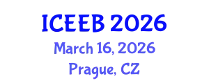 International Conference on Ecology and Environmental Biology (ICEEB) March 16, 2026 - Prague, Czechia