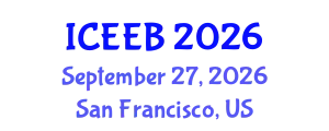 International Conference on Ecology and Environmental Biology (ICEEB) September 27, 2026 - San Francisco, United States