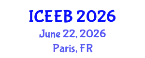 International Conference on Ecology and Environmental Biology (ICEEB) June 22, 2026 - Paris, France