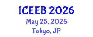 International Conference on Ecology and Environmental Biology (ICEEB) May 25, 2026 - Tokyo, Japan