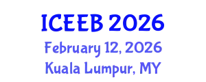 International Conference on Ecology and Environmental Biology (ICEEB) February 12, 2026 - Kuala Lumpur, Malaysia