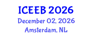 International Conference on Ecology and Environmental Biology (ICEEB) December 02, 2026 - Amsterdam, Netherlands