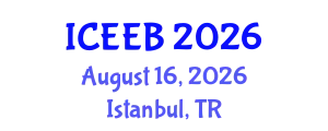 International Conference on Ecology and Environmental Biology (ICEEB) August 16, 2026 - Istanbul, Turkey