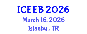 International Conference on Ecology and Environmental Biology (ICEEB) March 16, 2026 - Istanbul, Turkey