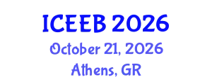 International Conference on Ecology and Environmental Biology (ICEEB) October 21, 2026 - Athens, Greece