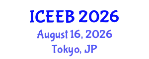 International Conference on Ecology and Environmental Biology (ICEEB) August 16, 2026 - Tokyo, Japan
