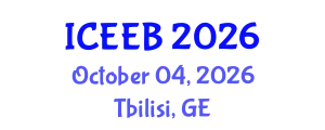 International Conference on Ecology and Environmental Biology (ICEEB) October 04, 2026 - Tbilisi, Georgia