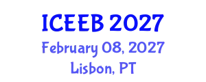 International Conference on Ecology and Environmental Biology (ICEEB) February 08, 2027 - Lisbon, Portugal