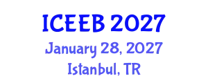 International Conference on Ecology and Environmental Biology (ICEEB) January 28, 2027 - Istanbul, Turkey