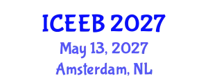 International Conference on Ecology and Environmental Biology (ICEEB) May 13, 2027 - Amsterdam, Netherlands