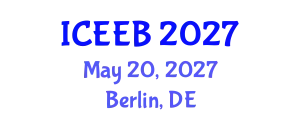 International Conference on Ecology and Environmental Biology (ICEEB) May 20, 2027 - Berlin, Germany