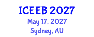 International Conference on Ecology and Environmental Biology (ICEEB) May 17, 2027 - Sydney, Australia