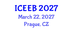 International Conference on Ecology and Environmental Biology (ICEEB) March 22, 2027 - Prague, Czechia