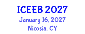 International Conference on Ecology and Environmental Biology (ICEEB) January 16, 2027 - Nicosia, Cyprus