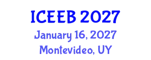International Conference on Ecology and Environmental Biology (ICEEB) January 16, 2027 - Montevideo, Uruguay