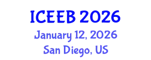 International Conference on Ecology and Environmental Biology (ICEEB) January 12, 2026 - San Diego, United States