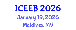 International Conference on Ecology and Environmental Biology (ICEEB) January 19, 2026 - Maldives, Maldives