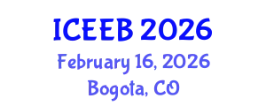 International Conference on Ecology and Environmental Biology (ICEEB) February 16, 2026 - Bogota, Colombia