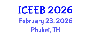 International Conference on Ecology and Environmental Biology (ICEEB) February 23, 2026 - Phuket, Thailand