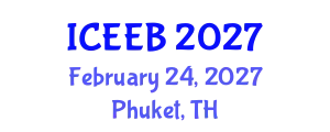 International Conference on Ecology and Environmental Biology (ICEEB) February 24, 2027 - Phuket, Thailand