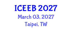 International Conference on Ecology and Environmental Biology (ICEEB) March 03, 2027 - Taipei, Taiwan