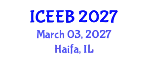 International Conference on Ecology and Environmental Biology (ICEEB) March 03, 2027 - Haifa, Israel