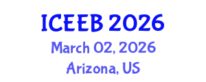 International Conference on Ecology and Environmental Biology (ICEEB) March 02, 2026 - Arizona, United States