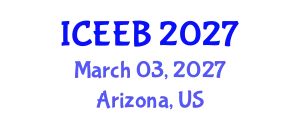 International Conference on Ecology and Environmental Biology (ICEEB) March 03, 2027 - Arizona, United States