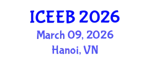 International Conference on Ecology and Environmental Biology (ICEEB) March 09, 2026 - Hanoi, Vietnam