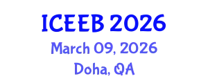 International Conference on Ecology and Environmental Biology (ICEEB) March 09, 2026 - Doha, Qatar