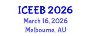 International Conference on Ecology and Environmental Biology (ICEEB) March 16, 2026 - Melbourne, Australia