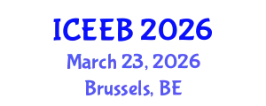 International Conference on Ecology and Environmental Biology (ICEEB) March 23, 2026 - Brussels, Belgium