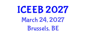 International Conference on Ecology and Environmental Biology (ICEEB) March 24, 2027 - Brussels, Belgium