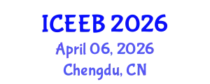 International Conference on Ecology and Environmental Biology (ICEEB) April 06, 2026 - Chengdu, China