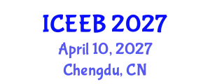 International Conference on Ecology and Environmental Biology (ICEEB) April 10, 2027 - Chengdu, China