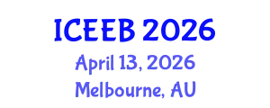 International Conference on Ecology and Environmental Biology (ICEEB) April 13, 2026 - Melbourne, Australia