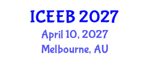 International Conference on Ecology and Environmental Biology (ICEEB) April 10, 2027 - Melbourne, Australia