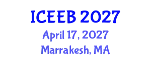 International Conference on Ecology and Environmental Biology (ICEEB) April 17, 2027 - Marrakesh, Morocco